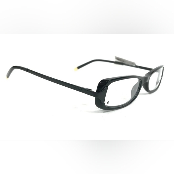DKNY DY4507 3001 Eyeglasses Frames Black Rectangular Horn Rim 50-17-135 - Picture 2 of 7